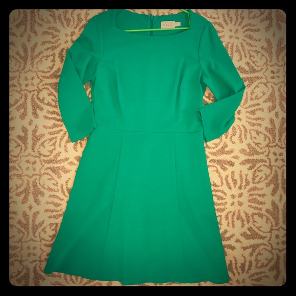 eliza j emerald green dress